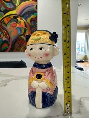 Asian inspired young child piggy bank